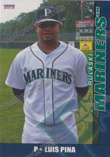 2013 Pulaski Mariners Luis Pina