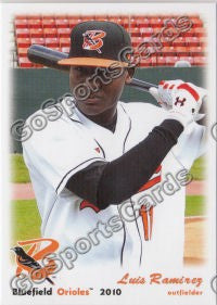 2010 Bluefield Orioles Luis Ramirez