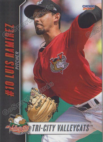 2017 Tri City ValleyCats Luis Ramirez