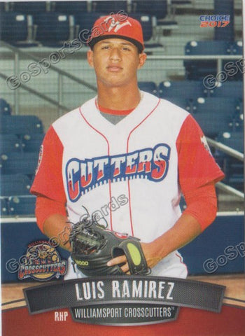 2017 Williamsport Crosscutters Luis Ramirez