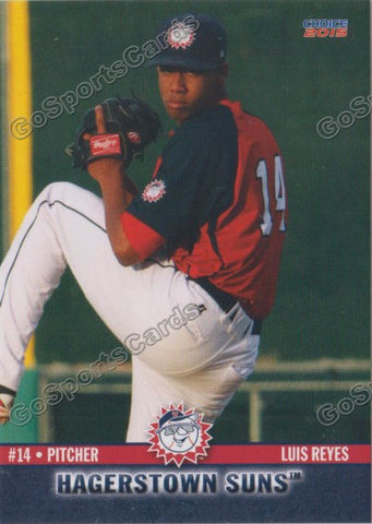 2015 Hagerstown Suns Luis Reyes