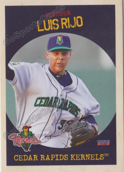 2019 Cedar Rapids Kernels Luis Rijo