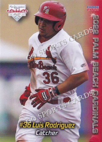 2022 Palm Beach Cardinals Luis Rodriguez