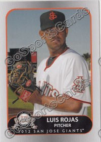 2012 San Jose Giants Luis Rojas