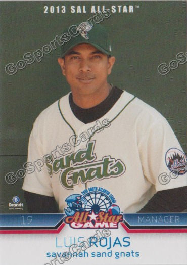 2013 South Atlantic League All Star SAL SD Luis Rojas