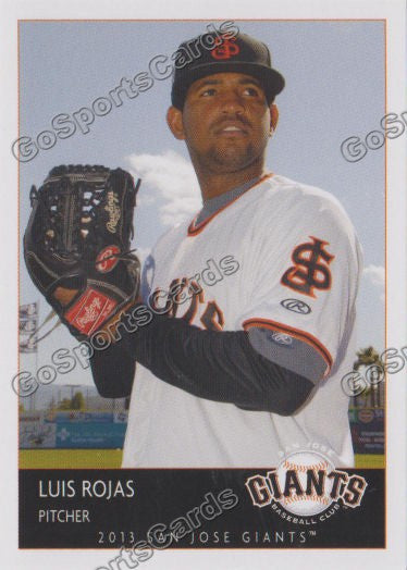 2013 San Jose Giants Luis Rojas
