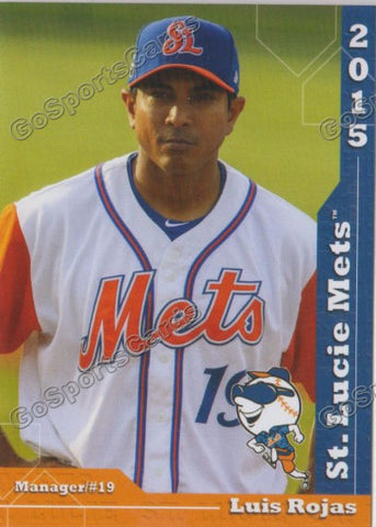 2015 St Lucie Mets Luis Rojas