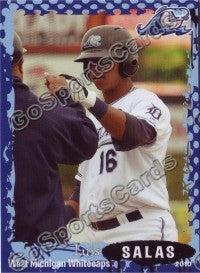 2010 West Michigan WhiteCaps Luis Salas