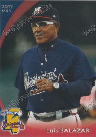 2017 Mississippi Braves Luis Salazar