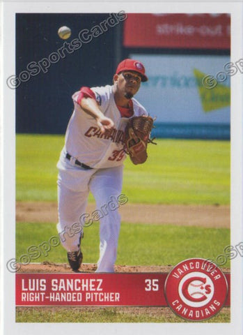 2016 Vancouver Canadians Luis Sanchez