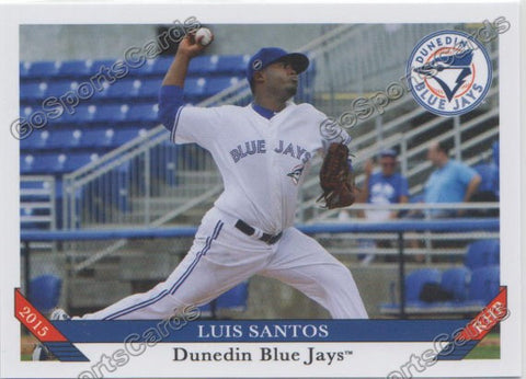 2015 Dunedin Blue Jays Luis Santos