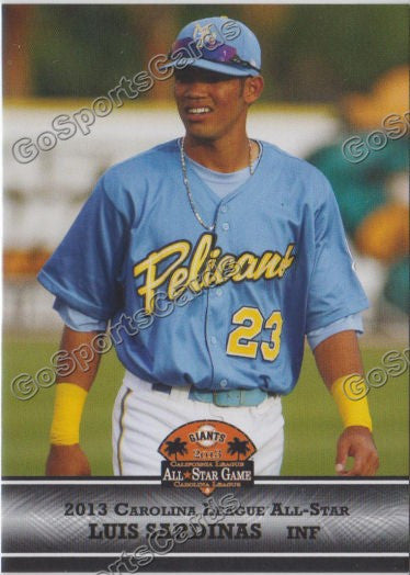 2013 Carolina League All Star Luis Sardinas