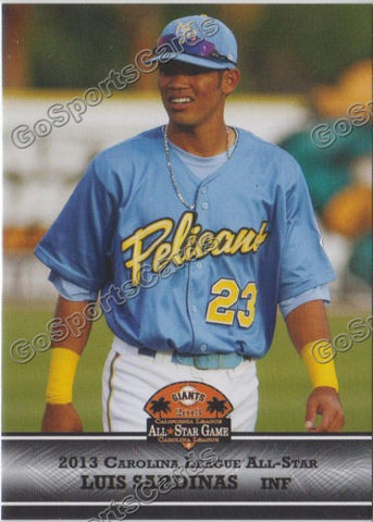 2013 Carolina League All Star Luis Sardinas