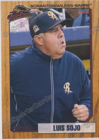 2014 Scranton Wilkes Barre Railriders Luis Sojo