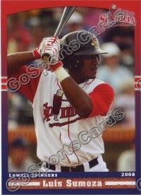 2008 Lowell Spinners Luis Sumoza