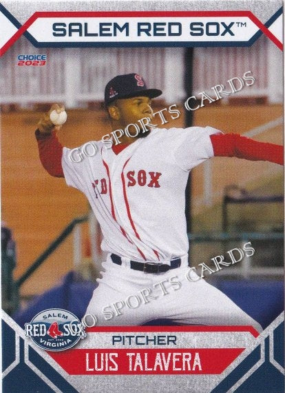 2023 Salem Red Sox Luis Talavera – Go Sports Cards