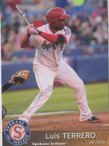2016 Spokane Indians Luis Terrero