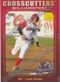 2011 Williamsport Crosscutters Luis Unda