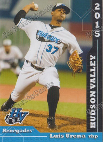 2015 Hudson Valley Renegades Luis Urena