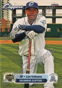 2011 Columbus Clippers Luis Valbuena