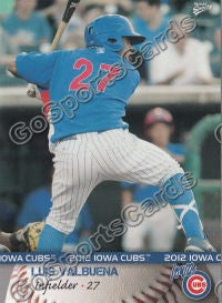 2012 Iowa Cubs Luis Valbuena