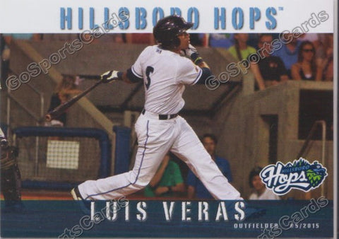 2015 Hillsboro Hops Luis Veras