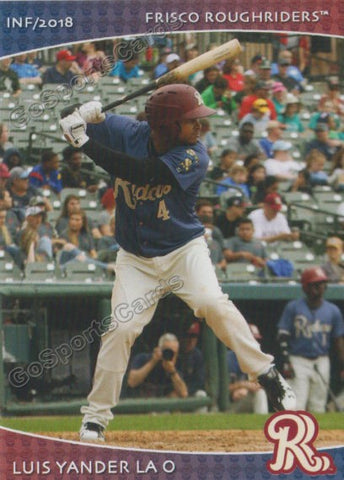 2018 Frisco RoughRiders Luis Yander La o