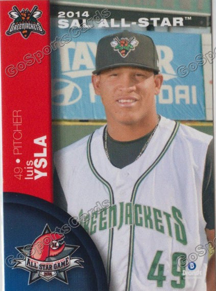 2014 South Atlantic League All Star SD Luis Ysla