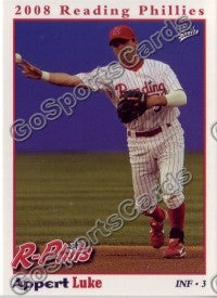 2008 Reading Phillies Luke Appert