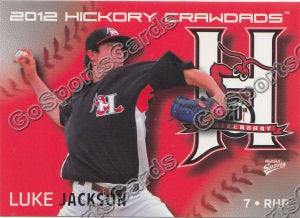 2012 Hickory Crawdads Luke Jackson