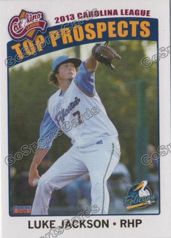 2013 Carolina League Top Prospect Luke Jackson