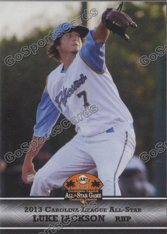 2013 Carolina League All Star Luke Jackson