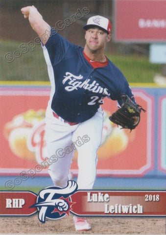 2018 Reading Fightin Phils Luke Leftwich