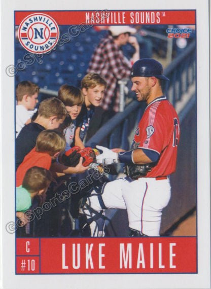 2021 Nashville Sounds Luke Maile