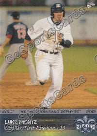 2012 New Orleans Zephyrs Luke Montz