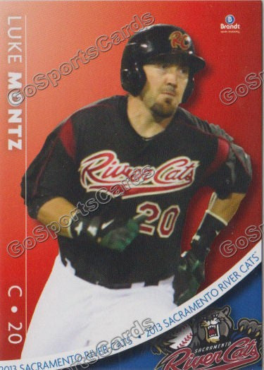2013 Sacramento River Cats Luke Montz
