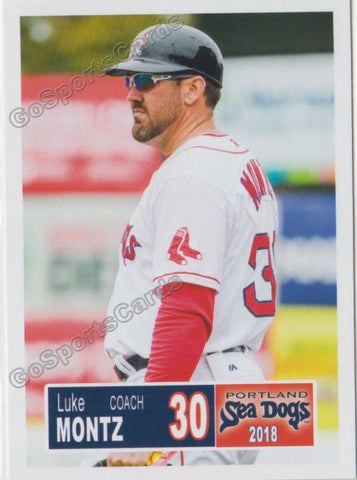 2018 Portland Sea Dogs Luke Montz