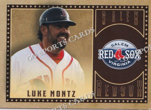 2022 Salem Red Sox Luke Montz