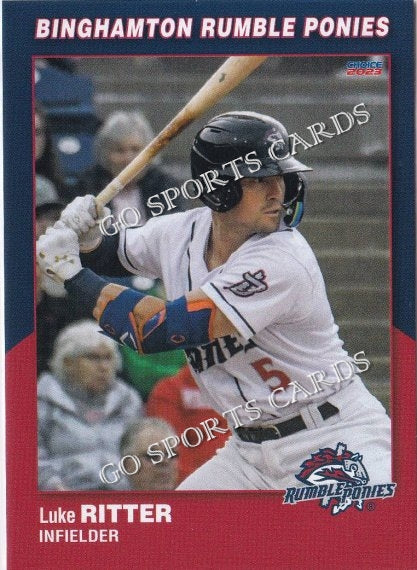 2023 Binghamton Rumble Ponies Luke Ritter – Go Sports Cards