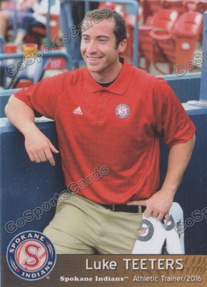 2016 Spokane Indians Luke Teeters