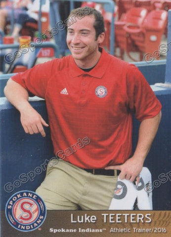 2016 Spokane Indians Luke Teeters
