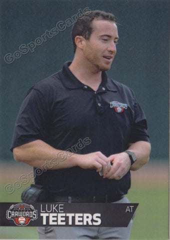 2018 Hickory Crawdads 2nd Luke Teeters