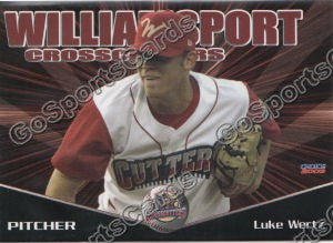 2009 Williamsport Crosscutters Luke Wertz