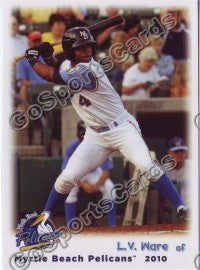 2010 Myrtle Beach Pelicans LV Ware