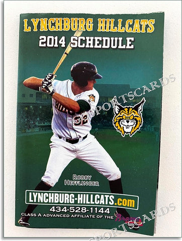 2014 Lynchburg Hillcats Pocket Schedule