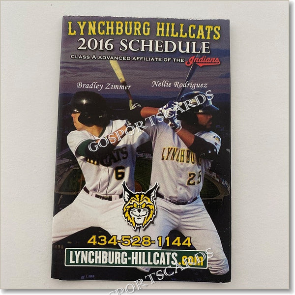 2016 Lynchburg Hillcats Pocket Schedule