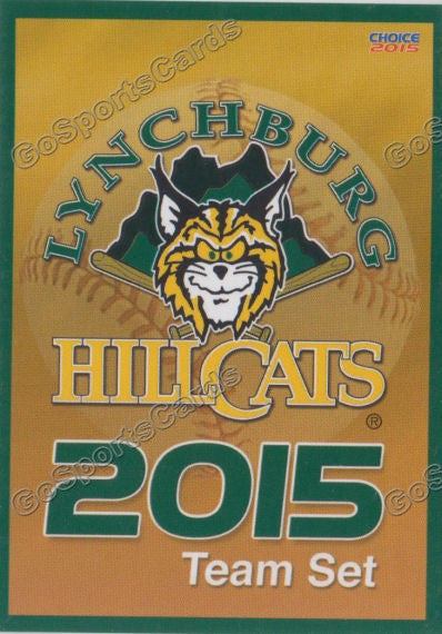 2015 Lynchburg Hillcats Header Card Checklist