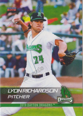 2019 Dayton Dragons Lyon Richardson