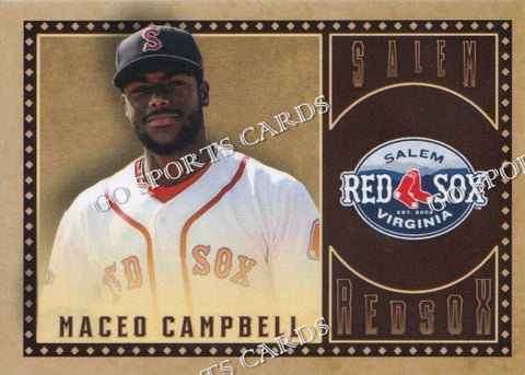 2022 Salem Red Sox Maceo Campbell