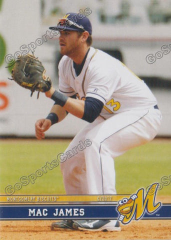 2017 Montgomery Biscuits Mac James